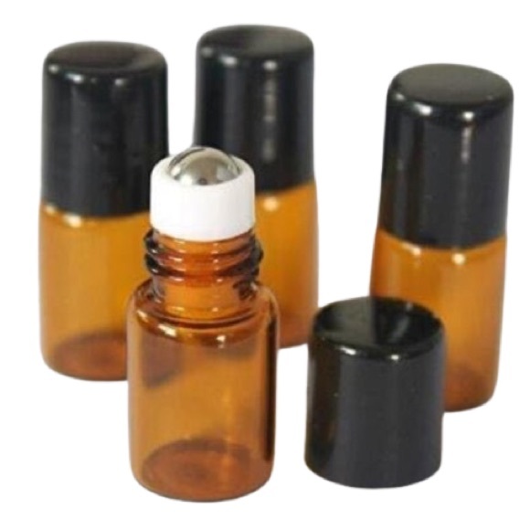 Free/w/purchase perfume Essential‎ Oil Glass Roller Bottle mini Refillable 1ct - Picture 4 of 6